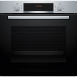 Bosch Serie 4 HBA514ES3 horno 71 L 3400 W A+ Negro, Acero inoxidable