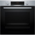 Bosch Serie 4 HQA514ES3 horno 71 L 3400 W A+ Negro, Acero inoxidable