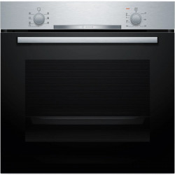 Bosch Serie 2 HBA510BR4 horno 71 L 3400 W Negro, Acero inoxidable