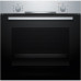 Bosch Serie 2 HBA510BR4 horno 71 L 3400 W Negro, Acero inoxidable