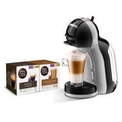 Cafetera de cápsulas DeLonghi MINI ME THERMOBLOCK ED155 + 2 PACKS DE CAFÉ DOLCE GUSTO