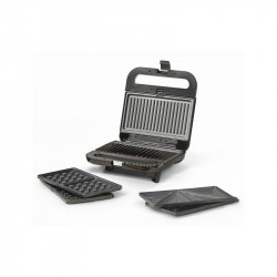 Ufesa 71408012 sandwichera 850 W Negro, Gris