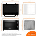 Grunkel HR-10MINI horno tostador 10 L 1600 W Negro