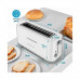 Grunkel TS-40EASYTOAST tostadora 7 1 rebanada(s) 970 W Blanco