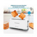 Grunkel TS-40EASYTOAST tostadora 7 1 rebanada(s) 970 W Blanco