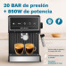 Grunkel CAFPRESSO-20PULSE cafetera eléctrica Semi-automática Máquina espresso 1,8 L