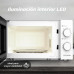 Grunkel MW-20EASY microondas Blanco, Negro Solo microondas Encimera 20 L 700 W