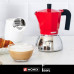 Monix M863103 cafetera manual Cafetera italiana 0,195 L Rojo