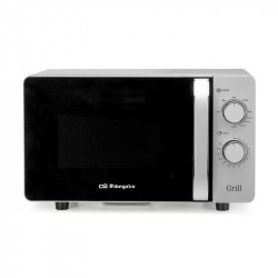 Orbegozo MIG 2072 CE microondas Negro, Plata Microondas con grill Encimera 20 L 700 W