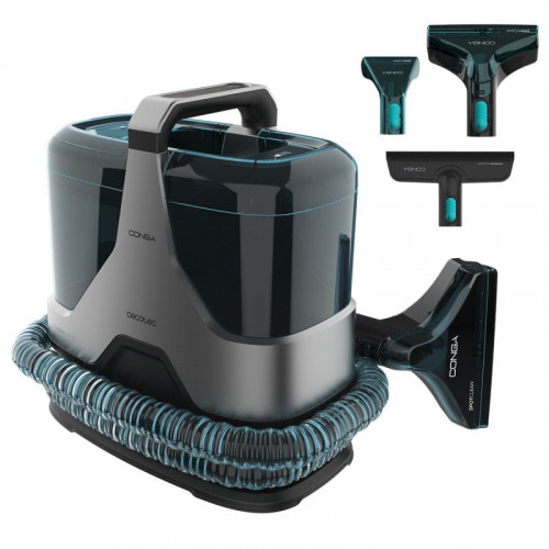 Cecotec Conga 6000 Carpet&Spot Clean XXL Advance máquina de limpieza de alfombras Caminar-detrás Negro, Verde
