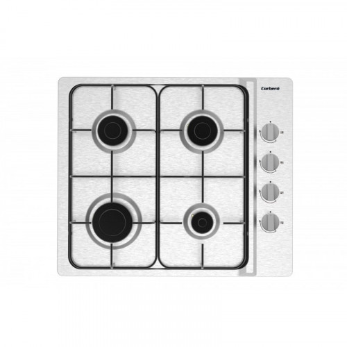 Corbero CPGS423X hobs Acero inoxidable Encimera 60 cm Encimera de gas 4 zona(s)
