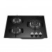 Corbero CPCGY2303N hobs Negro Encimera 60 cm Encimera de gas 3 zona(s)