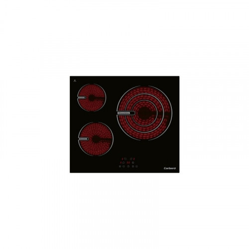 Corbero CCVG3BL574 hobs Negro Integrado 60 cm Con placa de inducción 3 zona(s)