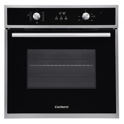 Corbero CCHMD805X horno 70 L Negro, Acero inoxidable