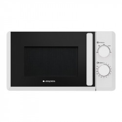 Aspes AMWC2700 microondas Negro, Blanco Solo microondas Encimera 20 L 700 W