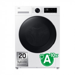 Samsung Lavasecadora con fondo reducido 9kg/5kg AI Ecobubble™ Clase E/A-10% Blanca WD90DG5G34BEEC