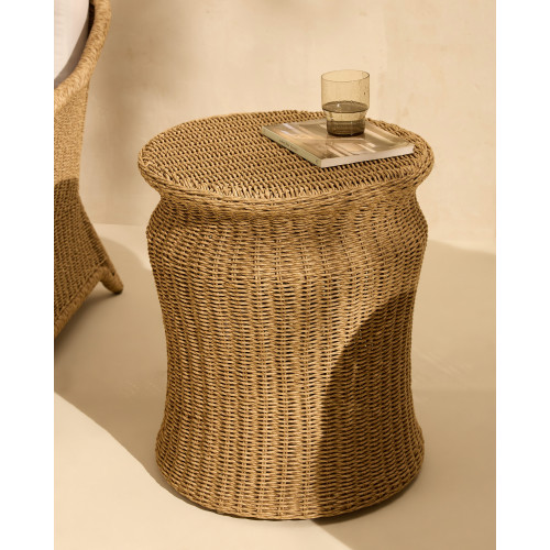 Mesa auxiliar de jardín Santander Natural