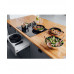 Set de 2 sartenes + Mango Ingenio Excellence Fusion Tefal Negro