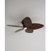Ventilador de techo con luz LED y motor DC marrón Alma Sulion Marrón