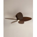 Ventilador de techo con luz LED y motor DC marrón Alma Sulion Marrón