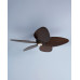 Ventilador de techo con luz LED y motor DC marrón Alma Sulion Marrón