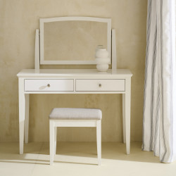 Tocador de madera de roble Ashby Mano Mundo Blanco