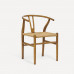 Silla de madera de roble y ratán Shanghai Roble