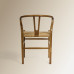 Silla de madera de roble y ratán Shanghai Roble