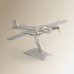 Figura decorativa Avión Bahía Mano Mundo Plata