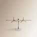 Figura decorativa Avión Bahía Mano Mundo Plata