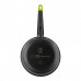 Sartén de aluminio fundido Foodie Bra Negro