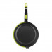 Sartén para tortilla doble aluminio fundido Foodie Bra Negro