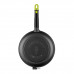 Sartén para tortilla doble aluminio fundido Foodie Bra Negro