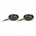 Sartén para tortilla doble aluminio fundido Foodie Bra Negro