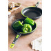 Sartén para tortilla doble aluminio fundido Foodie Bra Negro