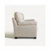 Sofá tapizado de 3 plazas Aries Beige