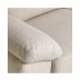 Sofá tapizado de 3 plazas Aries Beige