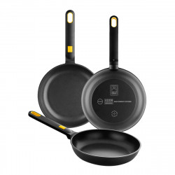 Juego 3 sartenes aluminio fundido Daily Pro Bra Negro