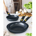 Juego 3 sartenes aluminio fundido Daily Pro Bra Negro