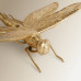 Figura decorativa libelula Mantis Mano Mundo Oro