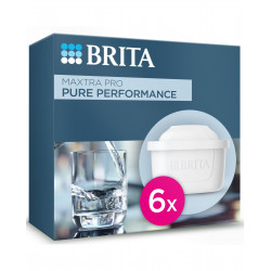 Pack 6 filtros de agua Maxtra Pro Pure Performance Brita Blanco