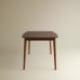 Mesa de comedor extensible en madera de nogal Dumas Nogal