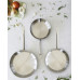 Set de 3 sartenes de acero inoxidable sin antiadherente Profesional Bra Acero