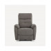 Sillón tapizado con relax eléctrico Draco Mano Mundo Gris oscuro