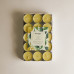 Set de 30 velas tealight Basic Citron Mano Mundo