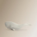 Figura decorativa Ballena Paros Blanco