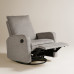 Sillón relax giratorio Swing Mano Mundo Gris