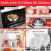 Set de 2 sartenes de acero inoxidable + mango extraíble Ingenio Tefal Metálico