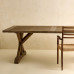 Mesa de madera de olmo reciclado Riviera Natural