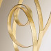 Figura decorativa de metal Art Decor Beige